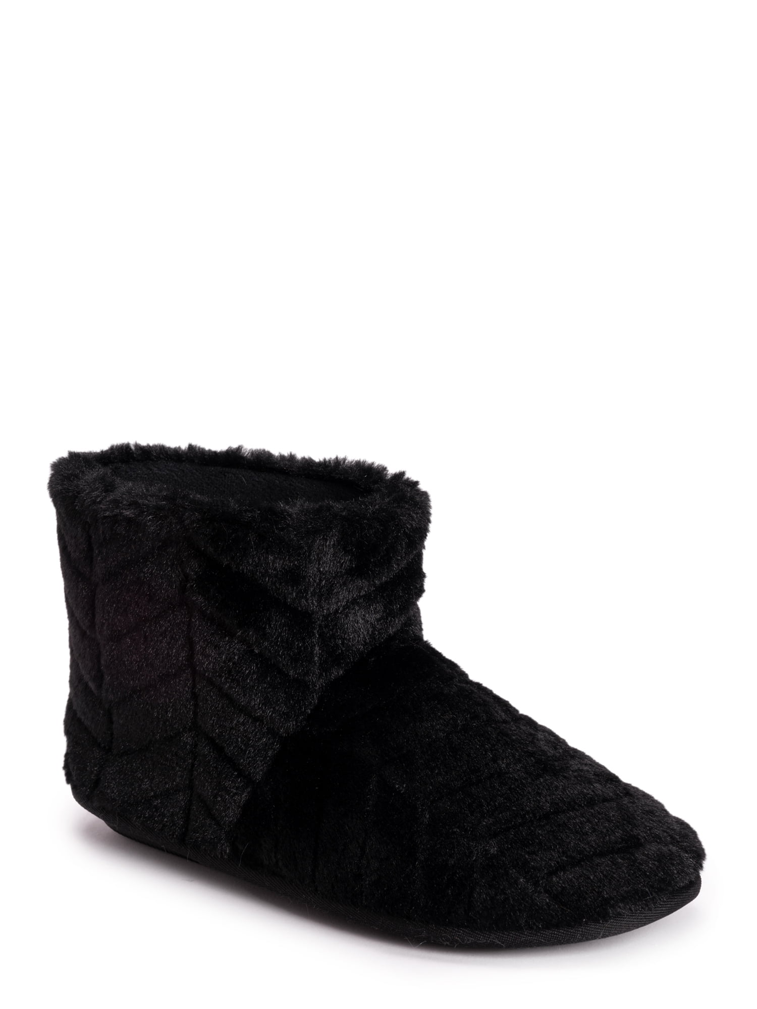 L NWT Women's Knit Zigzag Chevron Print Boot Booties Slippers M 7/8 9/10 