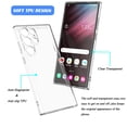 thumbnail image 3 of Galaxy S23 Ultra Case, Takfox Shockproof Rugged Full Protection Soft TPU Bumper Clear Case Shell Ultra-Thin Slim Fit Flexible Rubber Anti-Scratch Protective Phone Cover For Samsung S23 Ultra, Clear, 3 of 7