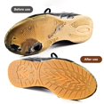 thumbnail image 4 of Tnobhg 1 Pair Shoe Soles Repair Replacement Wear Resistant Non-Slip Thick Cut Freely Simple Installation Rubber Shoe Out Soles, 4 of 8