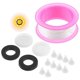 thumbnail image 5 of Shower Flow Restrictors Shower Parts Homeowners DIY Enthusiasts Pink 4.50X4.50X1.80CM Maintenance 1Set, 5 of 5