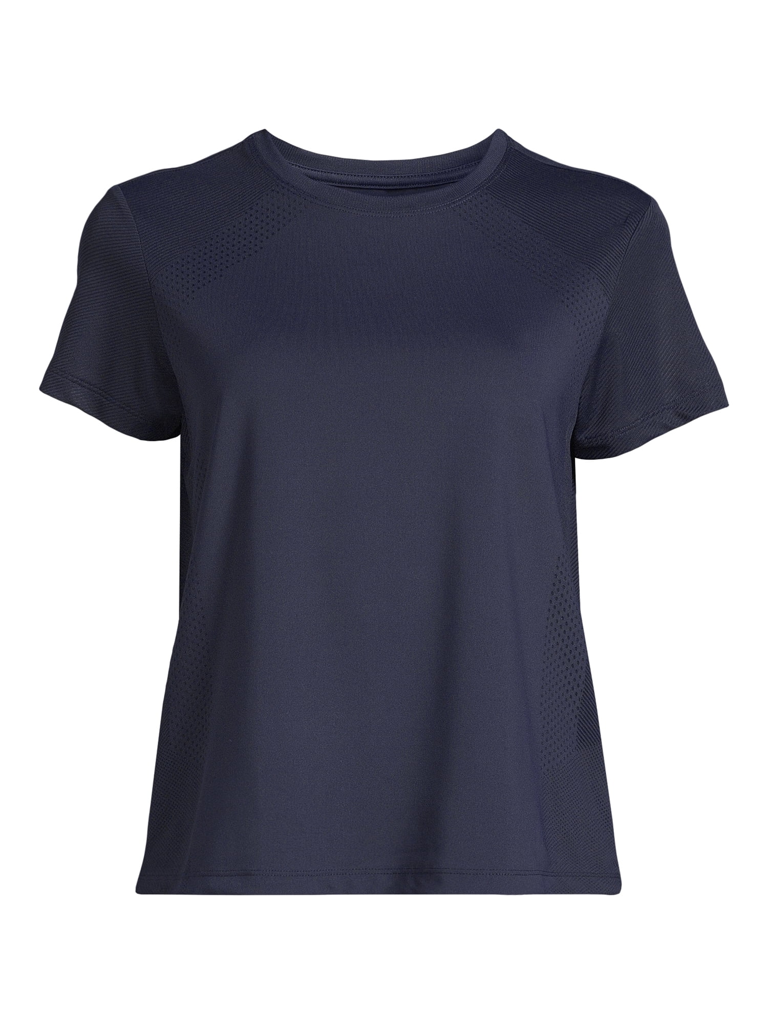 Avia Women’s and Women's Plus Perforated Performance T-Shirt with Short Sleeves, Sizes XS-4X