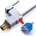 thumbnail image 4 of Ceramic Faucet Cartridge for Mixer Valve Replacement 35MM, 4 of 5