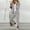 Grey, variant on Aboser 2 Piece Blazer Sets for Women Casual Solid Open Front Blazer with Pants Business Long Sleeve Crop Tops Slim Suit Sets