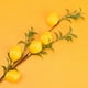 thumbnail image 2 of Rama de fruta de limón simulada de 60 CM decoración de ingeniería interior del hogar decoración de fruta simulada (naranja), 2 of 13