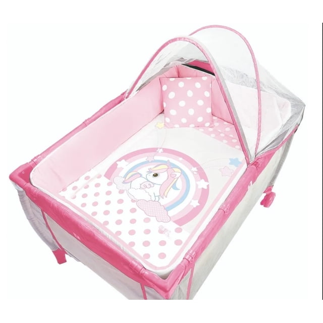 Set De Edredon Para Corral/Minicuna Baby Baby Unicornio Unicornio