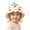 White, variant on Cute Sun Hat for Toddler Girls Knitted Strawberry Bucket Hats Wide Brim Crochet Sunhats Baby Girl Gifts Red Size 1-4 Years