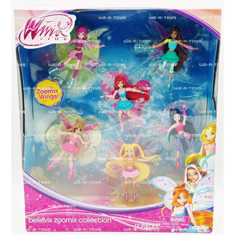 Winx Club Believix Zoomix Collection 12 Pieces Jakks Pacific 2012