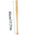 thumbnail image 3 of Small Baseball Bat, 18 Inch Unfinished Small Baseball Bat Unpainted Baseball Bat for Painting Craft Projects Sports, 3 of 8