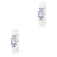 thumbnail image 4 of Minnieouse Reloj de de acero inoxidable para mujer, esfera Rectangular de repuesto, reloj de decorativo informal para mujer, Blanco 2piezas, 4 of 6