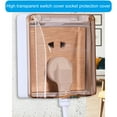 thumbnail image 5 of tegongse 86 Type Wall Switches Cover Splashproof Box Outdoor Socket Waterproof Box Plastic Electrical Outlet Cover Dustproof Box, 5 of 19