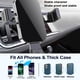 thumbnail image 4 of Soporte para teléfono móvil para coche, soporte manos libres con abrazadera, compatible con todos los teléfonos móviles, 4 of 6