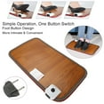 thumbnail image 1 of Feet Heating Pad Feet Warming Board Heated Board Electric Heated Board Electric Warmers Pad Electric Feet Heating Foot Mat Foot Warmers Thermostat Warmer Office Winter Heating, 1 of 8