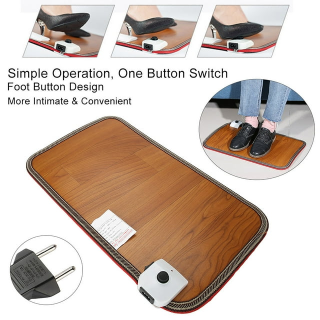 Feet Heating Pad Feet Warming Board Heated Board Electric Heated Board Electric Warmers Pad Electric Feet Heating Foot Mat Foot Warmers Thermostat Warmer Office Winter Heating