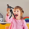 thumbnail image 3 of Bendable Pop Star Doll for Music Fans, 11-Inch Flexible Wire Frame Poseable Plush Figure for Home Decor, Black & Silver Tour Outfit Stuffed Toy, 1 Pack, 3 of 5