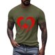 thumbnail image 4 of Camisas de Manga Corta para las Mujeres Impresión de Manga Corta Cuello Redondo, Camisa Casual de Poliéster para las Mujeres, Lavado de Manos, 4 of 8