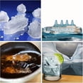 thumbnail image 3 of Moldes de silicona for cubitos de hielo: perfectos for bebidas, cócteles y refrescos en fiestas, 3 of 5