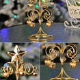 thumbnail image 4 of Viflosae Christmas Decorations Tabletop Metal Christmas Tree Wrought Iron Ornament Display Stand Christmas Ornament 11 Inch Desktop Decorations Mini Xmas Tree Halloween Party, 4 of 7