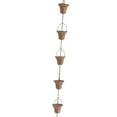 thumbnail image 1 of Cadena de bajante de lluvia de 3,3 pies Perfecl Estilo C Metal exterior, 1 of 8