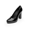 thumbnail image 2 of Flexi Mujer Zapatilla Con Plataforma Charol Formal 104601 negro 26 Flexi 104601, 2 of 5