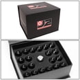 thumbnail image 6 of J2 Engineering LN-T7-004-125-BK J2 Engineering 7075 -T6 Forged Aluminum M12 x 1.25 20Pcs 50mm Open -End Lug Nut w/ Socket Adapter Key ( Black ), 6 of 6