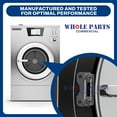 thumbnail image 2 of Whole Parts Commercial Washer Door Hinge Part# F190216P - Replacement and Compatible with Some Huebsch, Speed Queen, Unimac and IPSO Washing Machines, 2 of 7