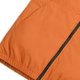 thumbnail image 5 of Eryao Reflective Safety Vest for Men Cooling Fan Powered Work Vest with Stand Collar & Pockets,Orange,XL, 5 of 5