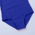 thumbnail image 5 of Vxuxlje Kid Girls Floral Lace Leotard Halter Mock Neck Gymnastics Ballet Dance Leotard Activewear Blue XXL, 5 of 7
