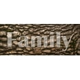 thumbnail image 2 of Prime, Marcus 32x15 Gold Ornate Wood Framed with Double Matting Museum Art Print Titled - Family Bark, 2 of 4