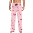 thumbnail image 7 of FORMRS Mens Pajama Pants with Pockets Cotton Sleepwear Lounge Bottoms Sizes S-2XL, Pink Cute Cherry Pattern, 7 of 7