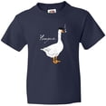 thumbnail image 3 of Inktastic French Goose says Honque Youth T-Shirt, 3 of 5