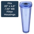 thumbnail image 5 of SpiroPure SP-EP-20BB 20 x 2.5 Inch Carbon Water Filter Replacement, 4 Pack, 5 of 8