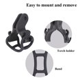thumbnail image 3 of Cergrey GUB Stable Bike Bicycle Flashlight Holder Bike Torch Mount Bracket Clip Clamp Accessory, Handlebar Torch Mount,Bike Torch Holder, 3 of 8