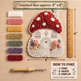 thumbnail image 3 of Poke Art Kits For Adults, 3D Cottage Fabric Craft Home Decor Beginners | No-Sew Technique For Easy Creation. Full Tool Set Enables Instant Start. Great For Stress Relief, Leisure And Gifting, 3 of 8