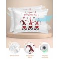 thumbnail image 2 of Hokiten Pillow Cases Standard Size Set of 2, Lumbar Pillow Covers, Satin Pillowcases with Zipper for Hair/Skin, Pillow Protector Cover, 20x26 Inches, 2 of 6