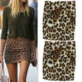 thumbnail image 5 of Women's Leopard Mini Skirt Fashion For Simplicity Bottom Slim Tight Skirt, 5 of 7