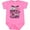 Raspberry, variant on Inktastic Hunting Season Bows Racks & Deer Tracks Girls Baby Bodysuit