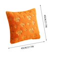 thumbnail image 2 of Funda de cojín decorativa de lentejuelas doradas | Funda de almohada con acento de San Patricio | Poliéster suave 45x45cm | Almohada de sofá cama con ventana francesa | Elástico respetuoso con la, 2 of 5