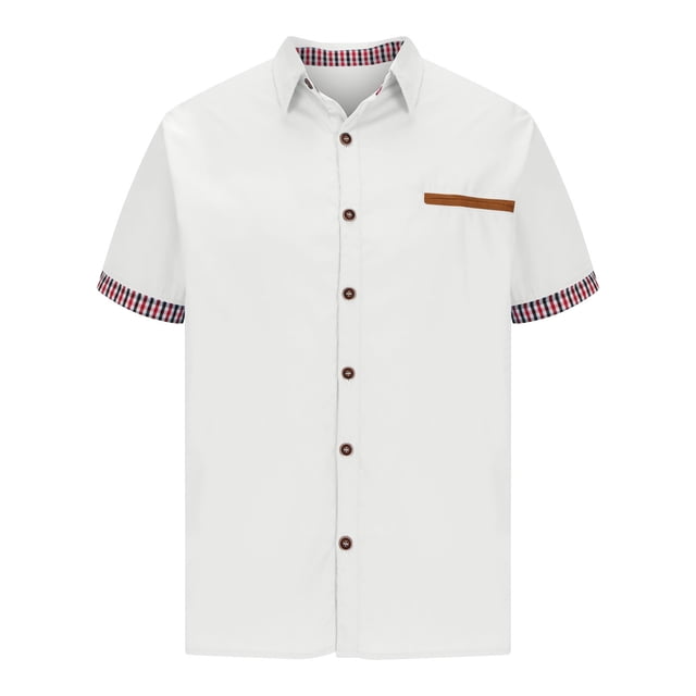 pstuiky camisetas de hombre, Camiseta informal de verano para hombre, de color liso, holgada, de manga corta y cuello redondo camisas casuales para hombre xxl