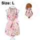 thumbnail image 2 of Vestido floral con lazo para perro, vestido de princesa para mascotas, vestido de verano para perro, vestido de princesa para cachorro, 2 of 5