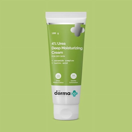 The Derma co 4% Urea Deep Moisturizing Cream with Urea, Lactic Acid, and Ceramide Complex - 100 gm