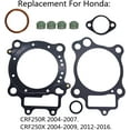 thumbnail image 3 of waltyotur Top End Head Gasket Kit Replacement for Honda CRF250R CRF250X, 3 of 3