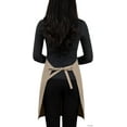 thumbnail image 5 of ONEKISS Aprons with Pockets Canvas Cotton Waterproof Cooking Apron for Men & Women, Adjustable Straps, One Size Fits Most, 5 of 7
