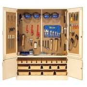 Diversified Woodcrafts TC-4 Pegboard Tool Storage Cabinet with Holders