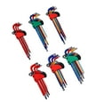 thumbnail image 3 of Yeacher Star Wrench Set 9 Different Sizes Universal Wrenches Multicolor L-Key Chrome Vanadium Steel Metric Hex Key Kit, 3 of 8