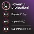 thumbnail image 3 of U by Kotex Click Compact Tampons, Regular, Unscented, 45 Count, 3 of 5