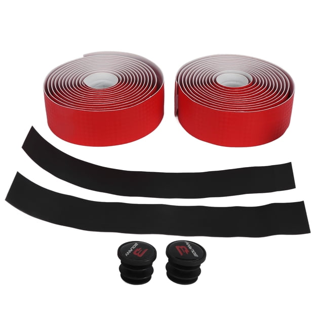 BOLANY Ciclismo Bicicleta Manillar Cinta Cinta EVA Transpirable Roadbike Manillar WrapsRojo