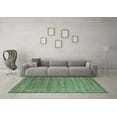 thumbnail image 3 of Ahgly Company Indoor Rectangle Abstract Light Blue Contemporary Area Rugs, 8' x 10', 3 of 4