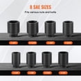 thumbnail image 4 of STAWAY 8PC 1/2" Drive Deep 6-Point Axle Nut Impact Socket Set - Durable CR-MO Steel, Corrosion-Resistant, Perfect for Cars, Trucks & SUVs, 4 of 9