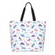 thumbnail image 1 of Balery Dinosaur Bolsa Tote Estilo Estético con Cremalleras, Bolsa de Hombro, Bolsa de Compras Grande y Plegable, 1 of 8