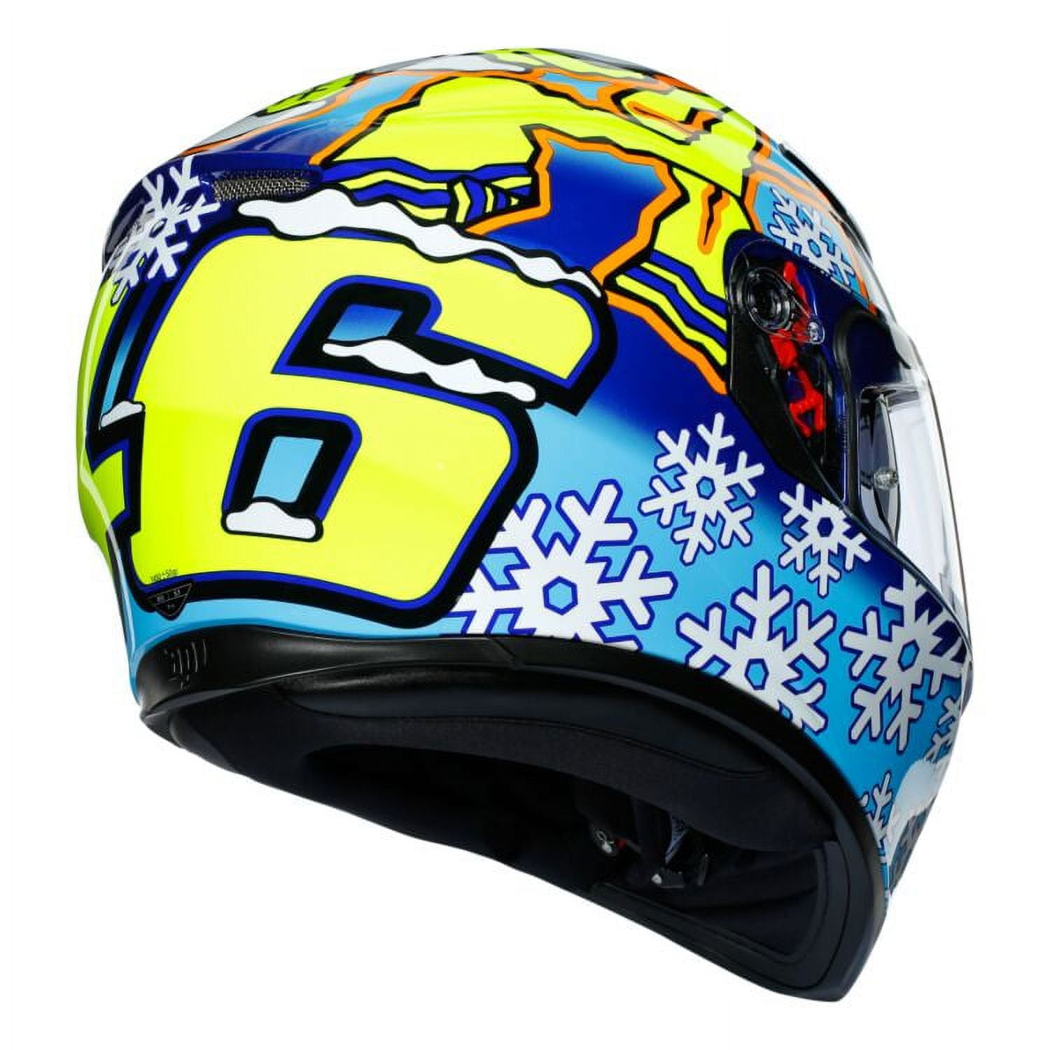 AGV K3 SV Rossi Winter Test 2016 Helmet size Medium-Small 